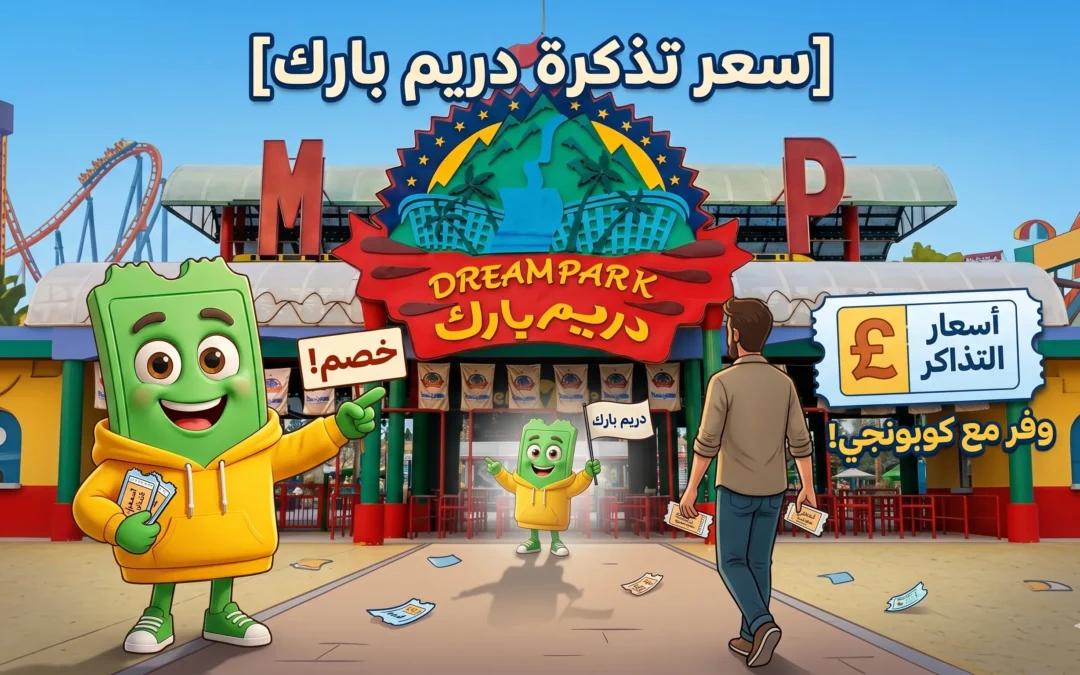 سعر تذكرة دريم بارك 2026— كل الباقات + كود خصم CK5 حصري من كوبونجي