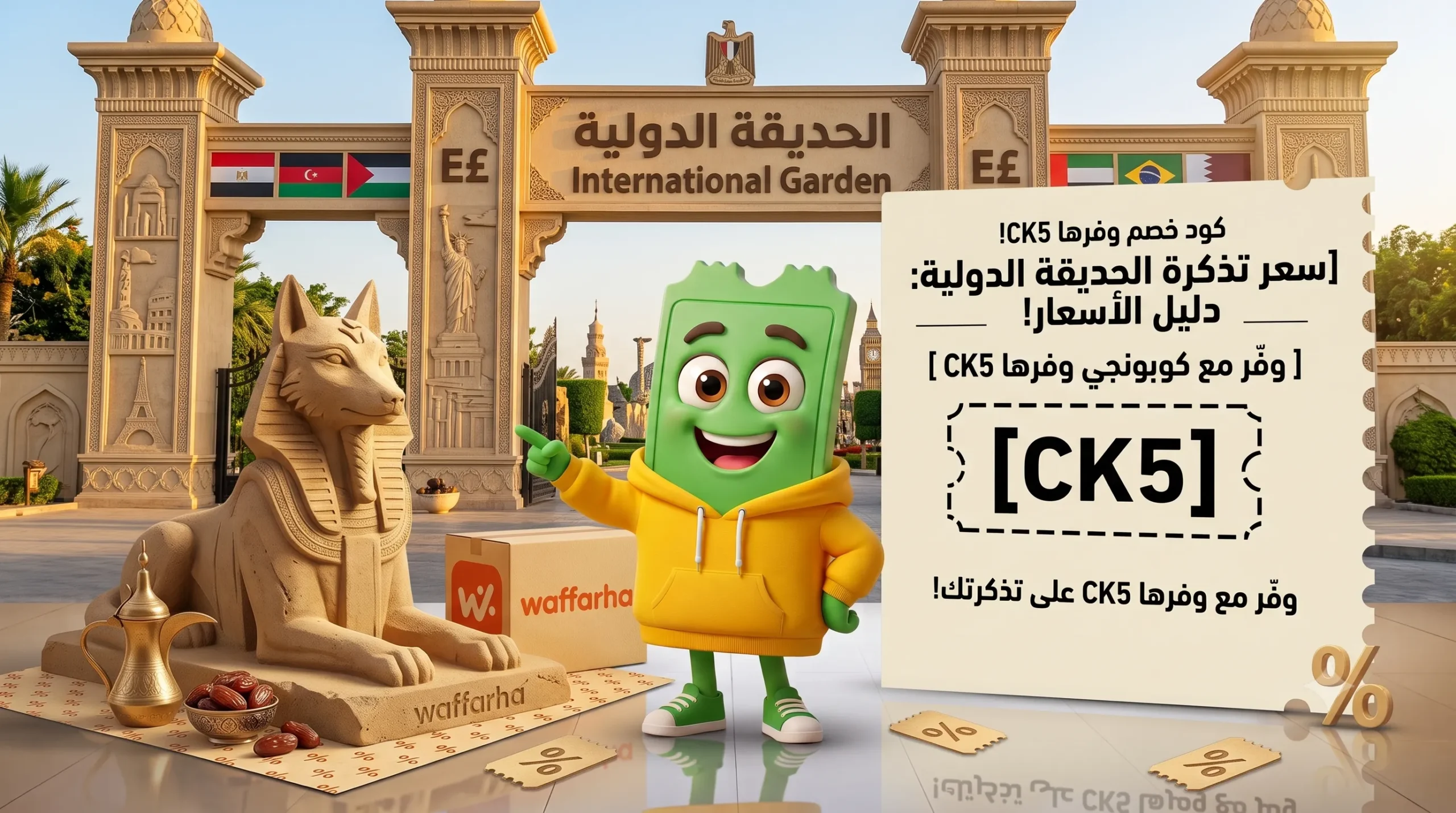 سعر تذكرة الحديقة الدولية