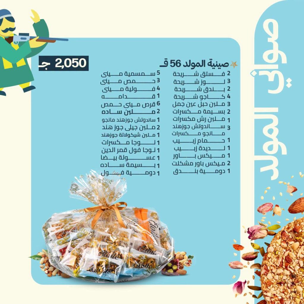 اسعار علب حلاوة المولد ايتوال